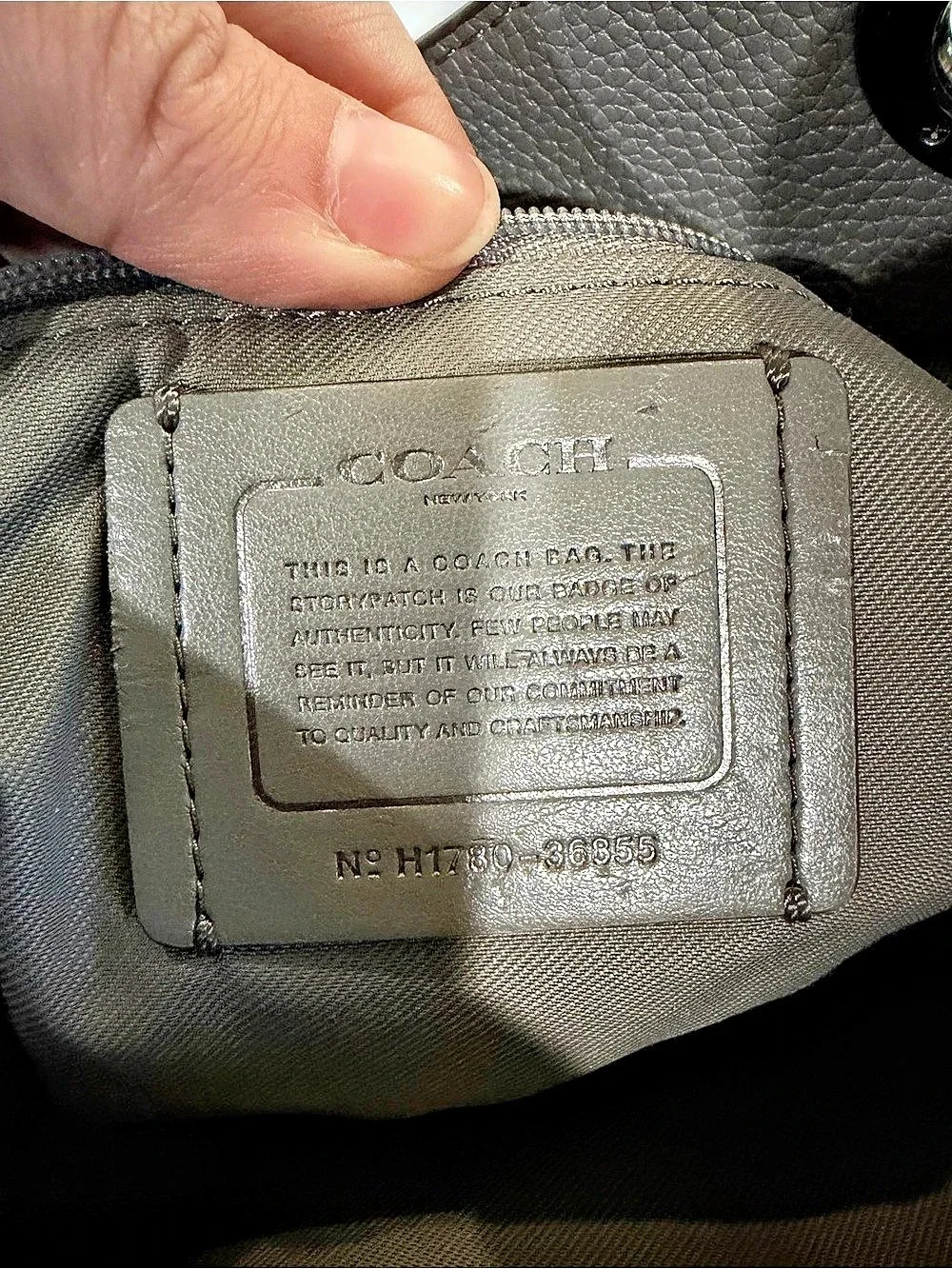 Coach Edie 31 Shoulder Bag Gray